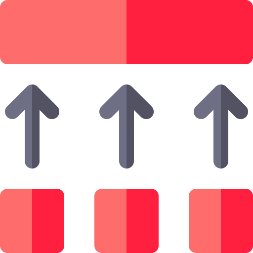 groepering Basic Rounded Flat icoon