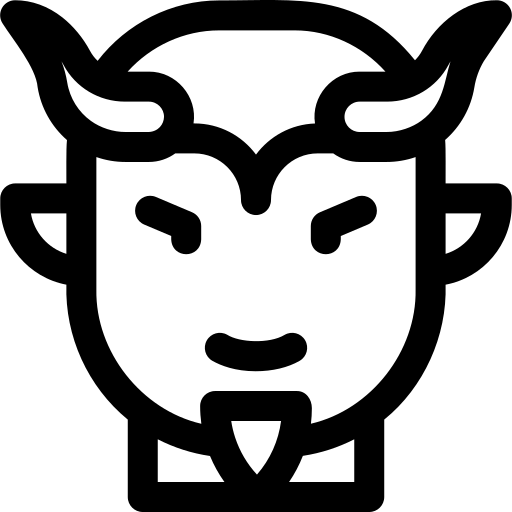 demone Basic Rounded Lineal icona