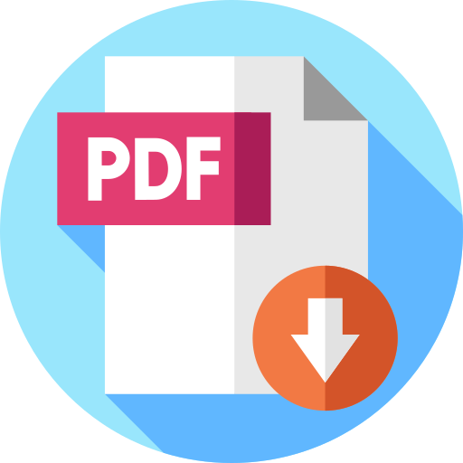 download pdf Flat Circular Flat icoon