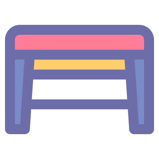 テーブル Generic Outline Color icon