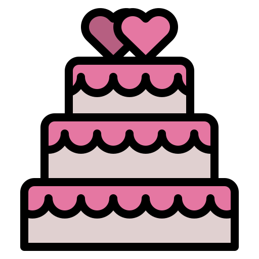 hochzeitstorte Generic Outline Color icon