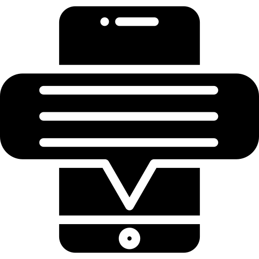 sms Generic Glyph Ícone