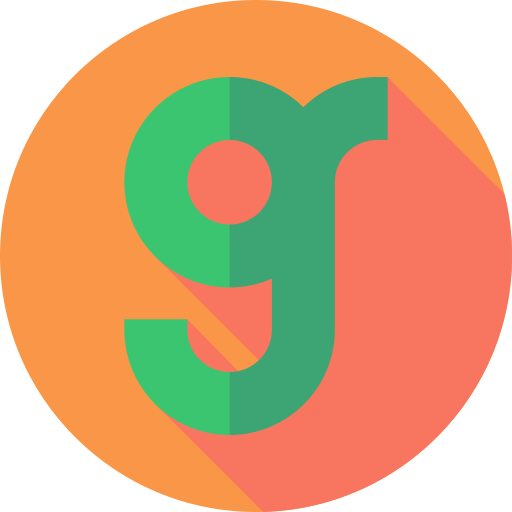 G Flat Circular Flat icon