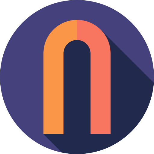 n Flat Circular Flat icon