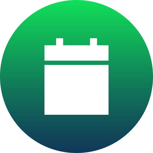 kalender Generic Flat Gradient icon