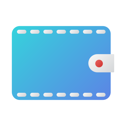 지갑 Generic Flat Gradient icon