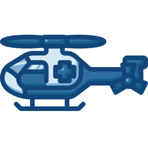 hubschrauber Generic Blue icon