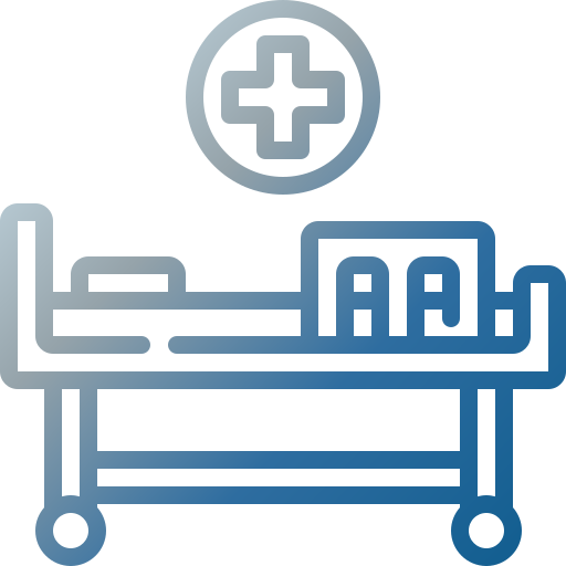 krankenhausbett Generic Gradient icon