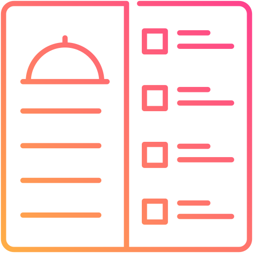 menu Generic Gradient icoon