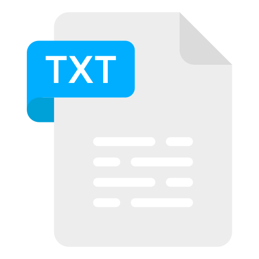 txt Generic Flat icon