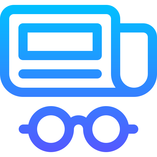 giornale Basic Gradient Lineal color icona