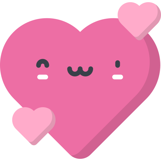 herz Kawaii Flat icon