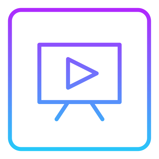 Video Generic Gradient icon