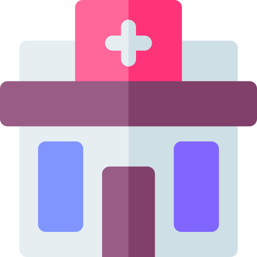 Hospital Basic Rounded Flat icon