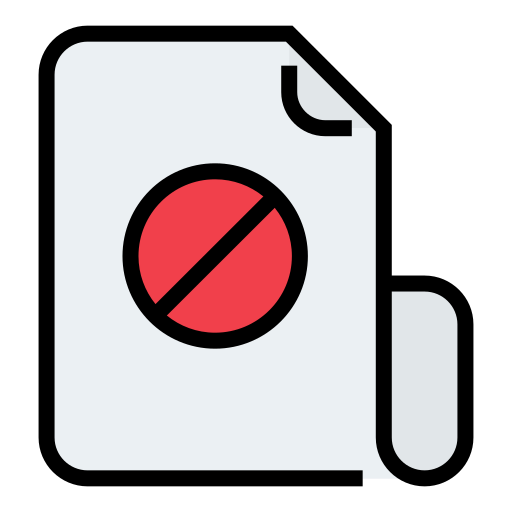 ファイル Generic Outline Color icon