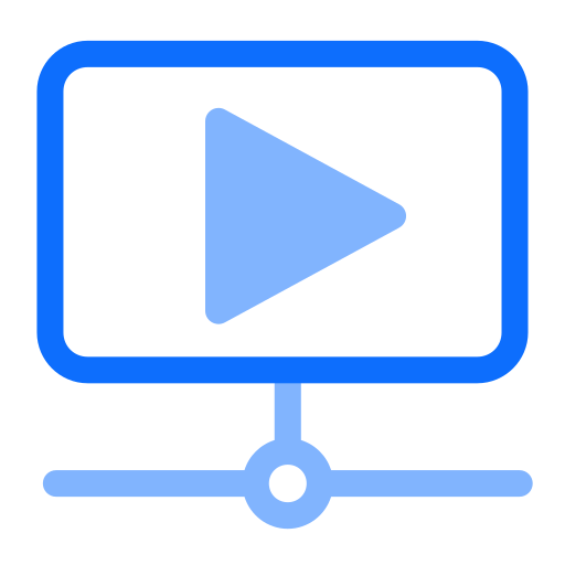 video Generic Blue icon