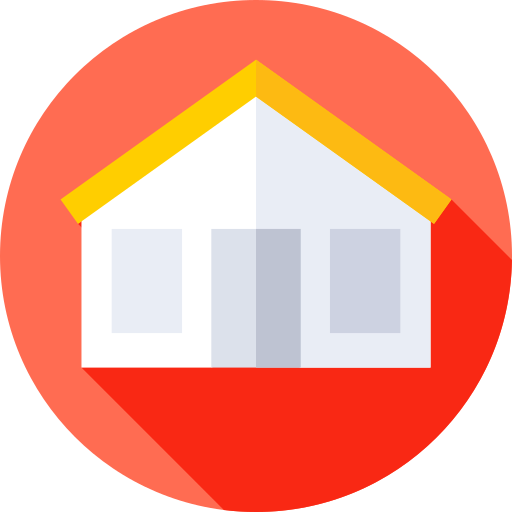 haus Flat Circular Flat icon