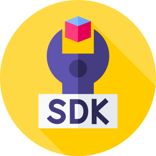 Sdk Flat Circular Flat icon