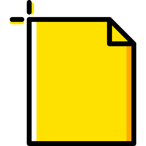 ファイル Basic Miscellany Yellow icon