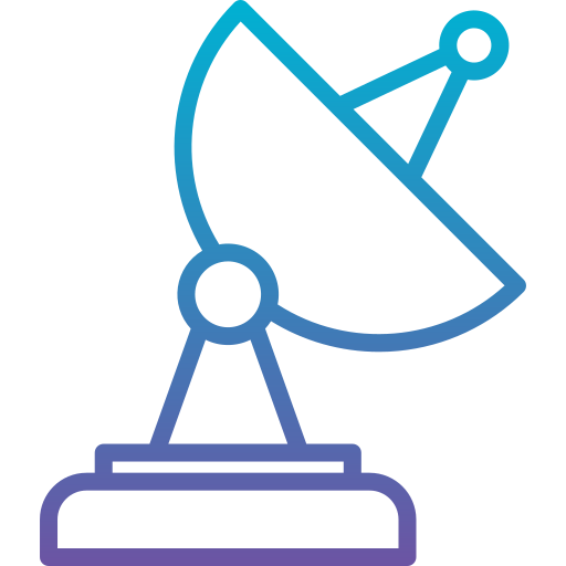 antenne satellite Generic Gradient Icône