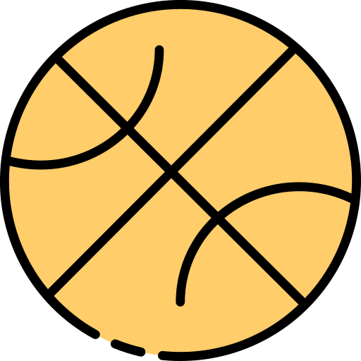 basketball Generic Outline Color icon