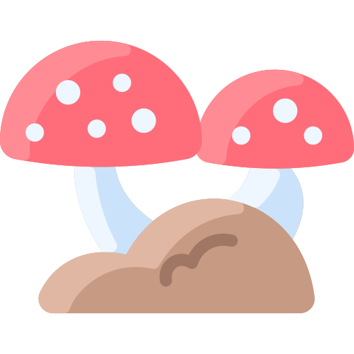 Mushroom Vitaliy Gorbachev Flat icon