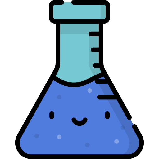 Flask Kawaii Lineal color icon