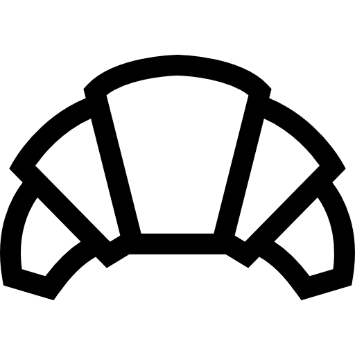 rogalik Basic Straight Lineal ikona