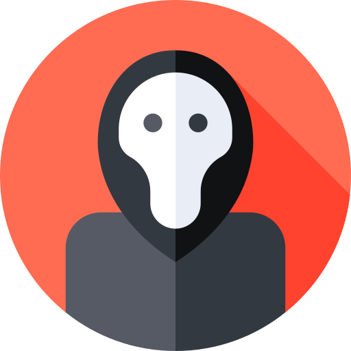 Scream Flat Circular Flat icon