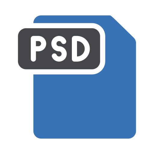 psd Generic Blue ikona