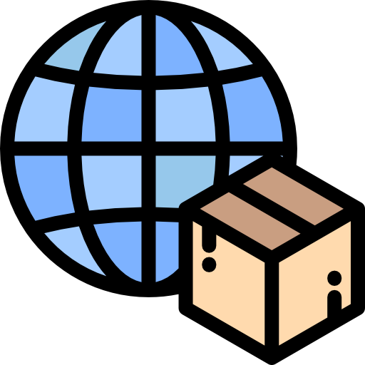 Box Detailed Rounded Lineal color icon