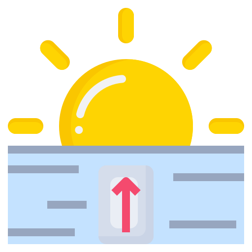 sonnenaufgang Surang Flat icon