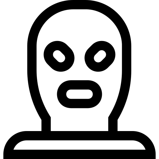 dief Basic Straight Lineal icoon