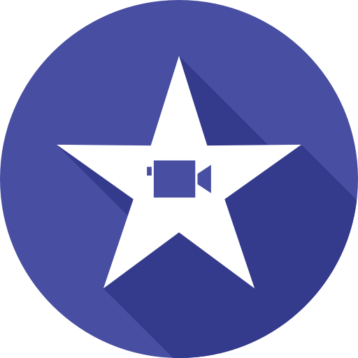 Imovie Flat Circular Flat icon