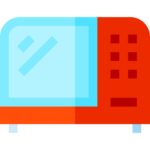 mikrowelle Basic Straight Flat icon