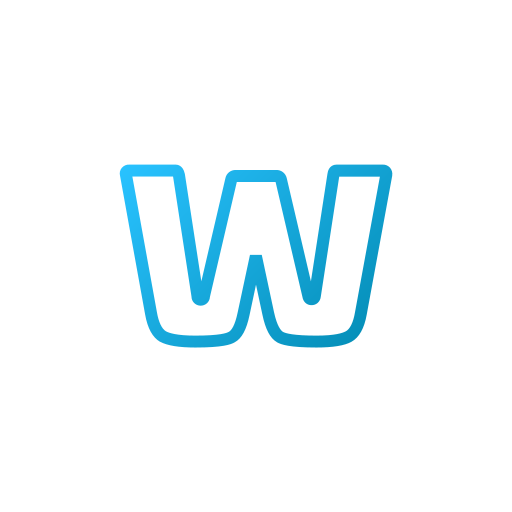 Letter w Generic Gradient icon