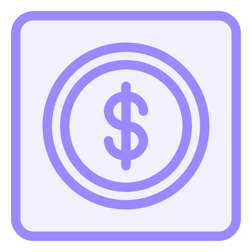 dollar Generic Outline Color Icône