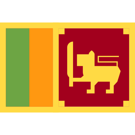 sri lanka Flags Rectangular Ícone