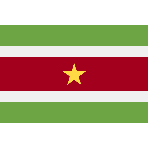 suriname Flags Rectangular Icône