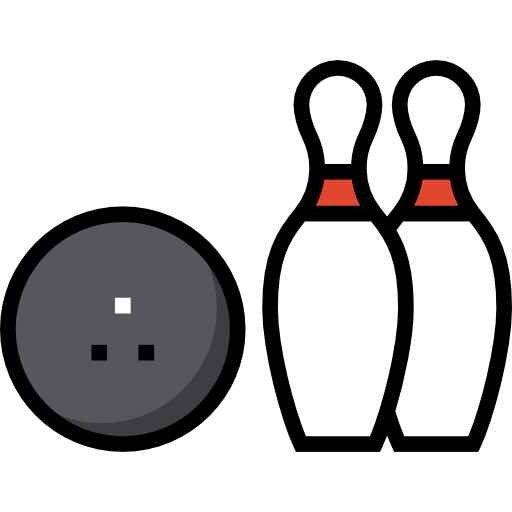 Bowling Detailed Straight Lineal color icon