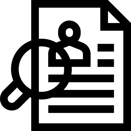 reclutamento Basic Straight Lineal icona