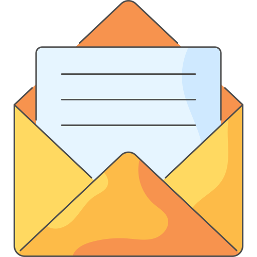 email Generic Thin Outline Color icon