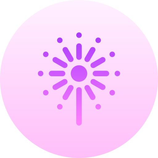 feuerwerk Basic Gradient Circular icon