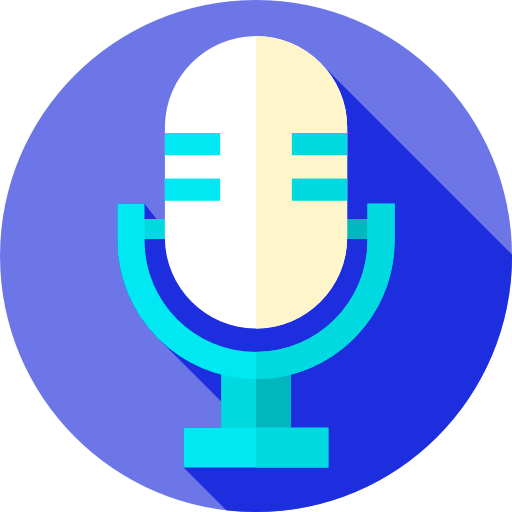 Microphone Flat Circular Flat icon