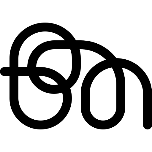 kronkelen Basic Rounded Lineal icoon