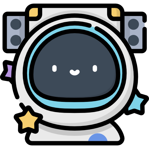 Astronaut Kawaii Lineal color icon