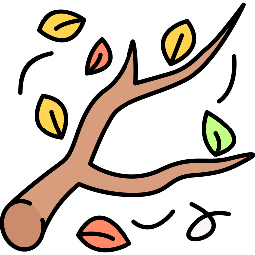 Branch Generic Thin Outline Color icon