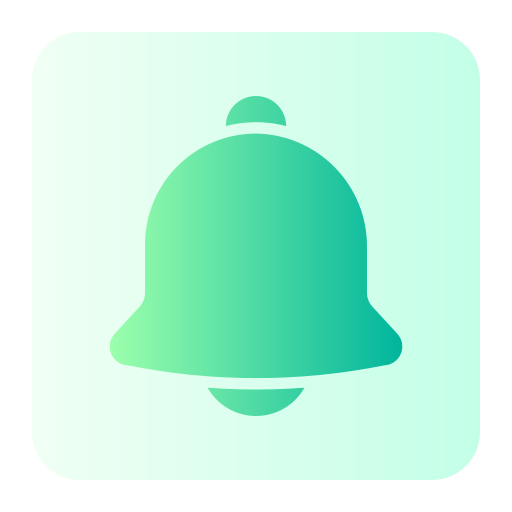 Bell Generic Flat Gradient icon