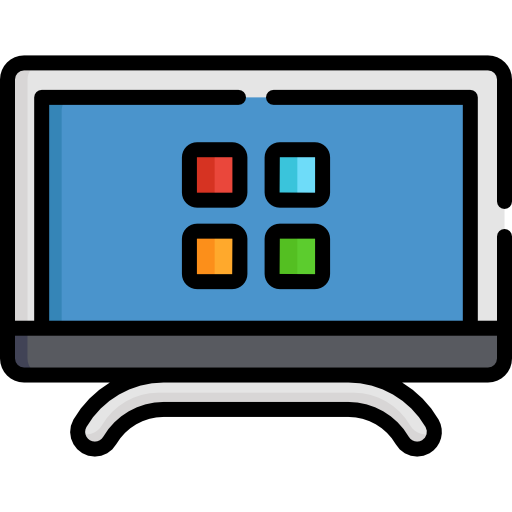 Smart tv Special Lineal color icon