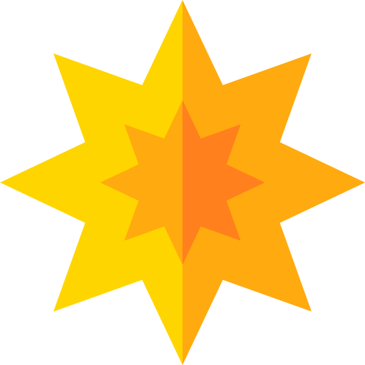 Star Basic Straight Flat icon